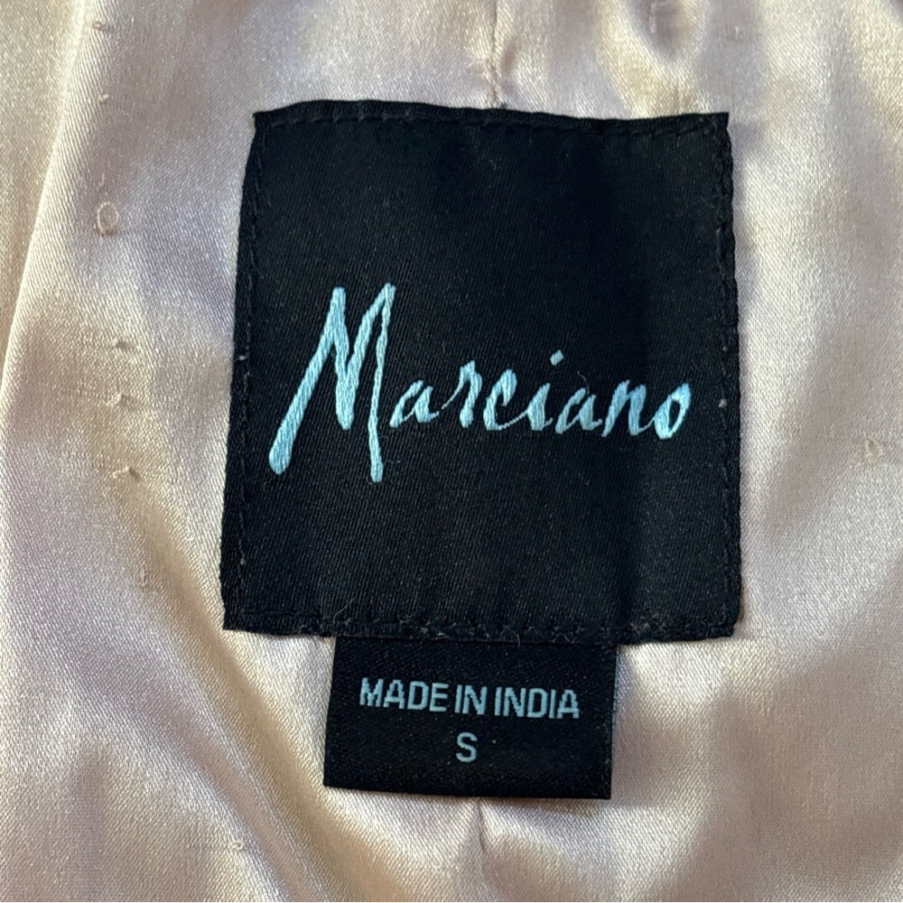 Sz S Marciano Blush Studded Leather women’s Jacket used with defects - Picture 7 of 16